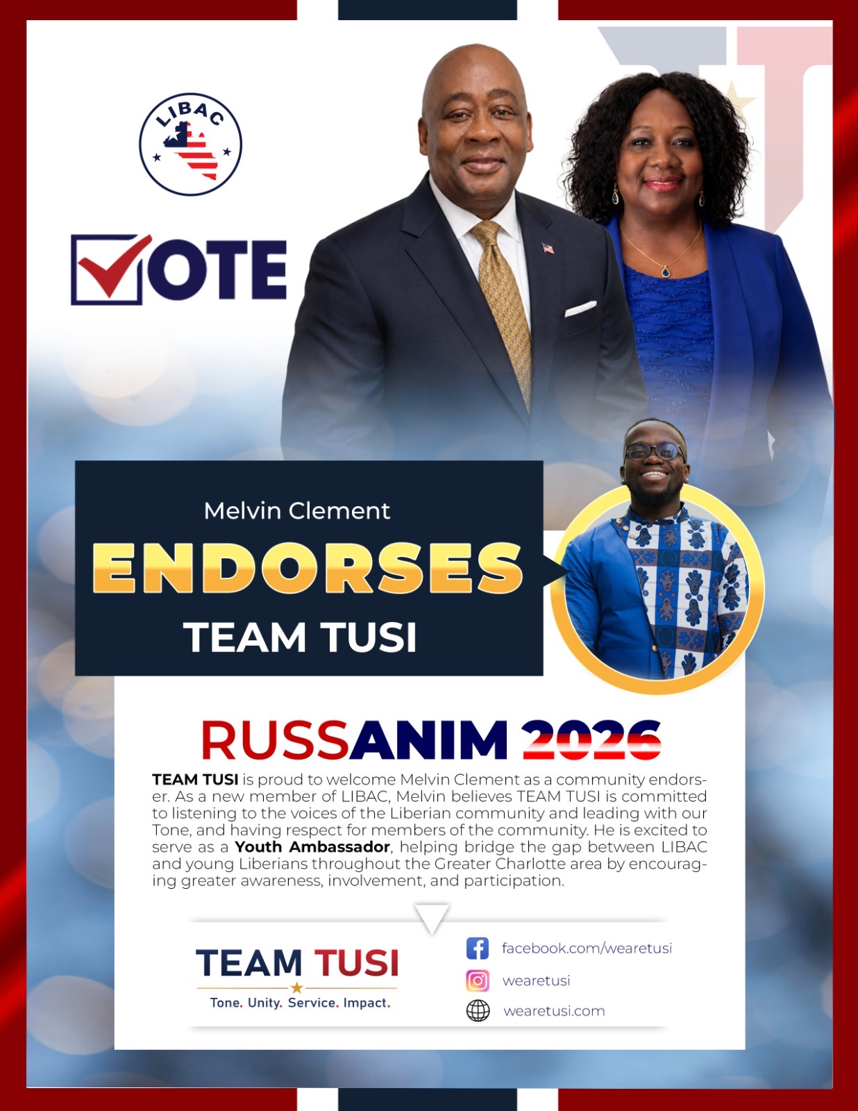 Community Endorsement Series: Melvin Clement